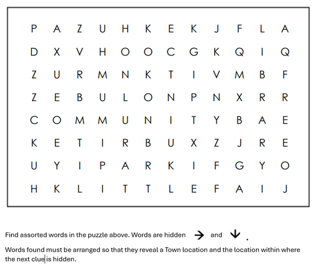 ZPD Word Search